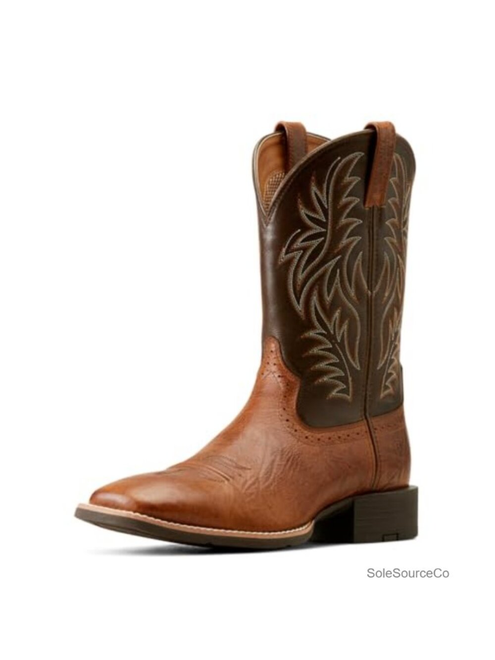 ARIAT Men's Sport Wide Square Toe Leather Western Cowboy Boots